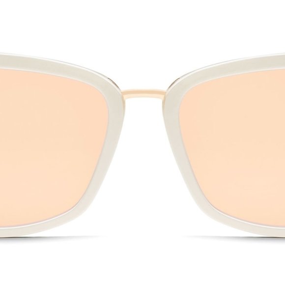 NWT Quay Australia Reina Sunglasses- Pearl/Rose - Picture 3 of 4